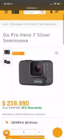 Cámara gopro