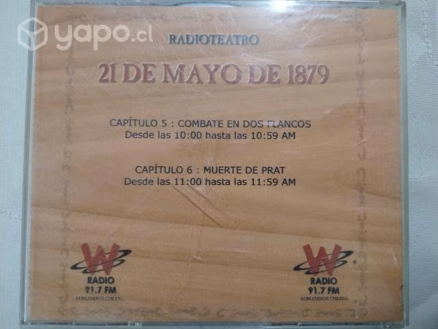 MC118: PACK CDs RADIOTEATRO COMBATE NAVAL IQUIQUE