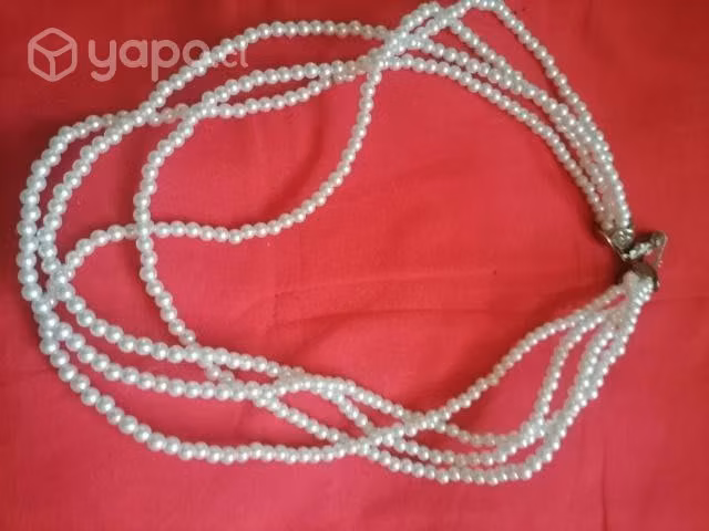 Collar y 2 juegos de aros antiguos. - Imagen 2