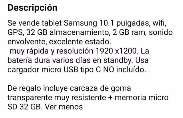 Samsung Galaxy TabA SM-T510 - Imagen 2