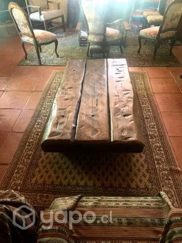 Mesa de centro de 3 durmientes