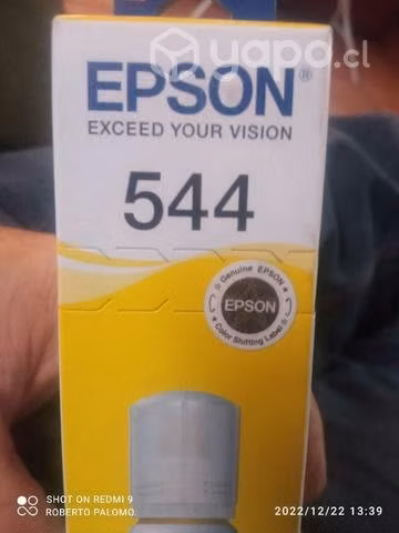 Tinta Epson 544 yellow original