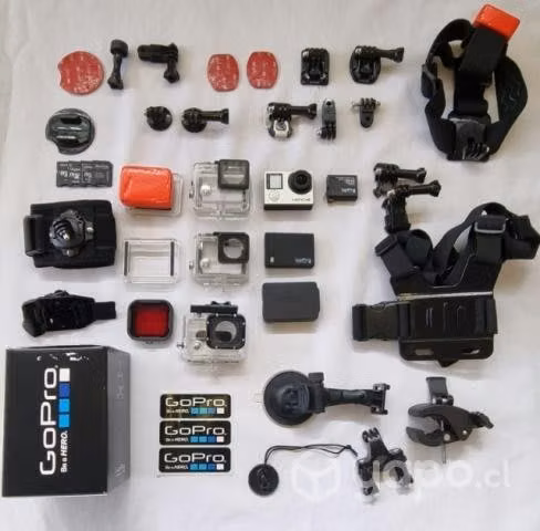 GoPro HERO 4 BLACK. Full Accesorios