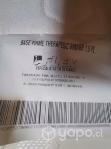 Colchón Cic Ortopedic con base 1.5 Plazas