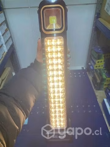 Lampara Solar Foco Luz Emergencia Recargable 48 Le