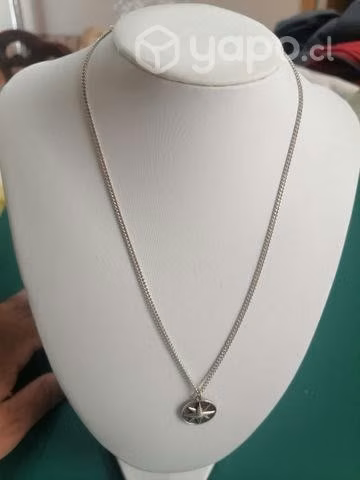 Collar hombre plata 925