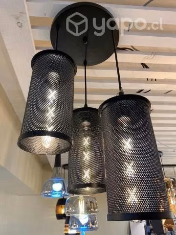 💡lámpara colgante triple