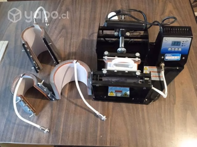 MÁQUINA PARA TAZONES MUG PRESS BJ-890 + accesorios