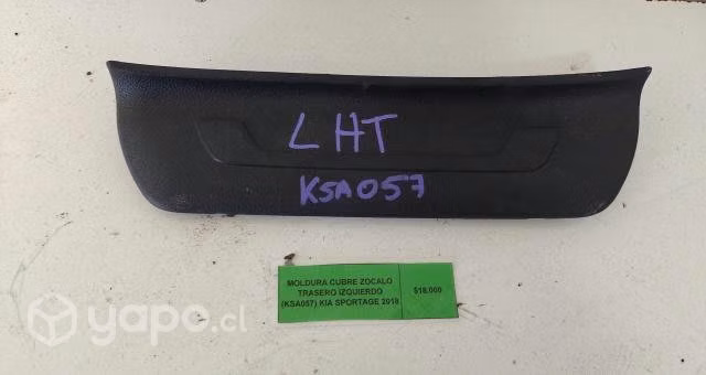 Moldura Cubre Zocalo Trasero Izquierdo (KSA057) K