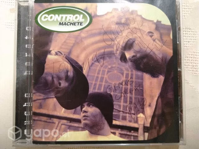 Mc110: cd autografiado control machete