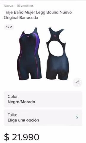 Traje baño barracuda