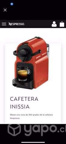Cafetera Nespresso Inissia