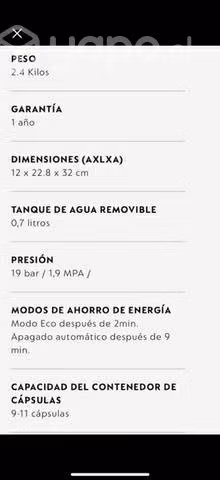 Cafetera Nespresso Inissia - Imagen 4