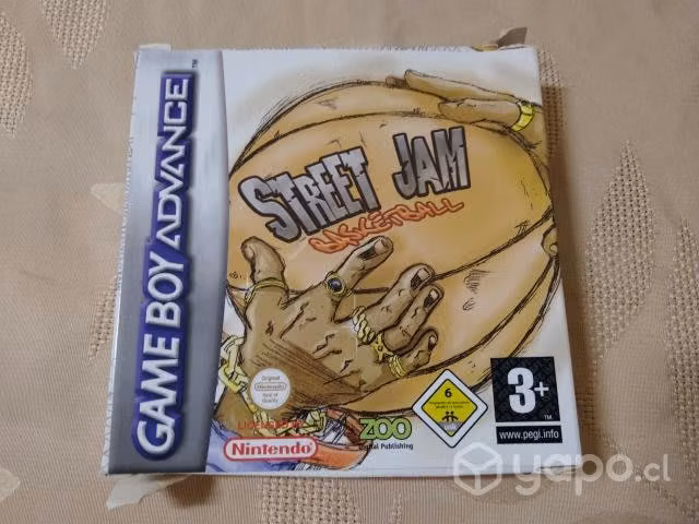 J78: juego gba con caja: street jam basketball