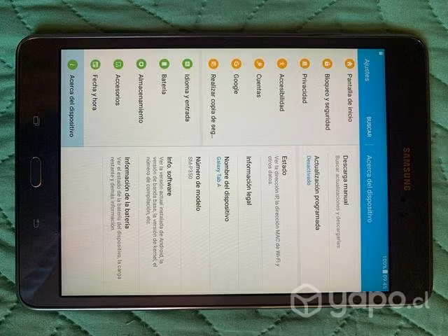 Tablet Samsung galaxy Tab A