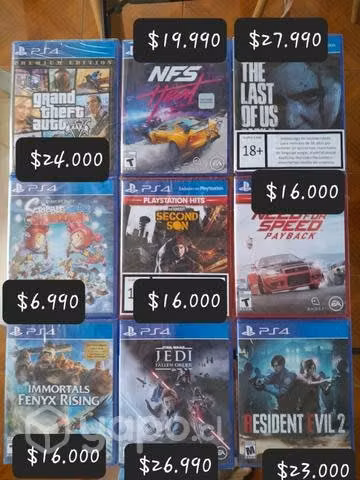 Juegos de Ps4 Nuevos