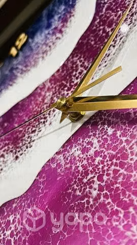 Reloj en Resina Epoxica