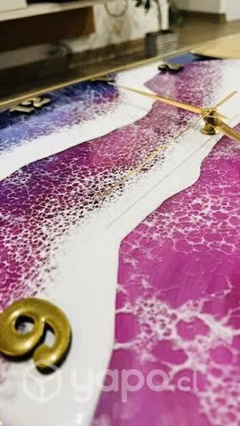 Reloj en Resina Epoxica