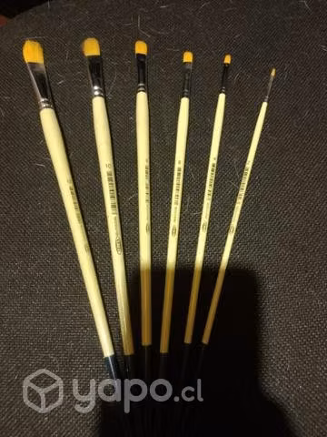 Pack de pinceles lengua de gato