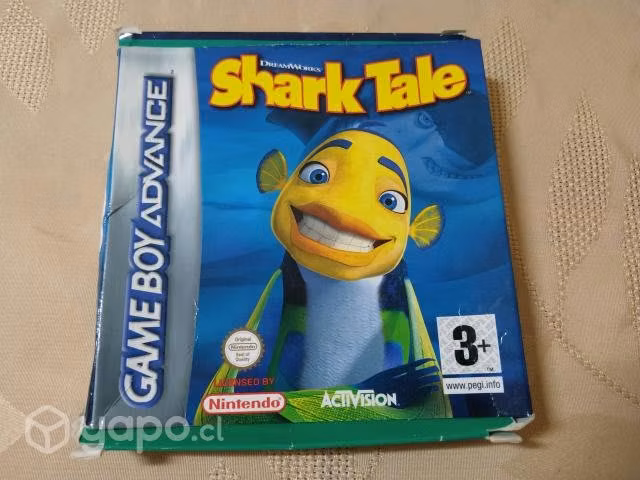 J79: juego gba con caja: shark tale