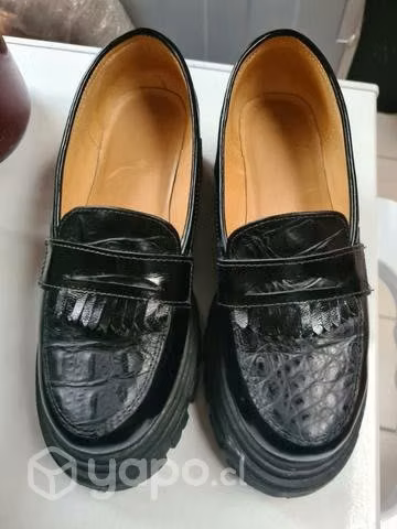 Mocasines cuero legítimo