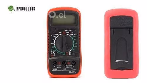 Tester Digital Xl830l Mide Amperaje Voltaje Ohms D - Imagen 2