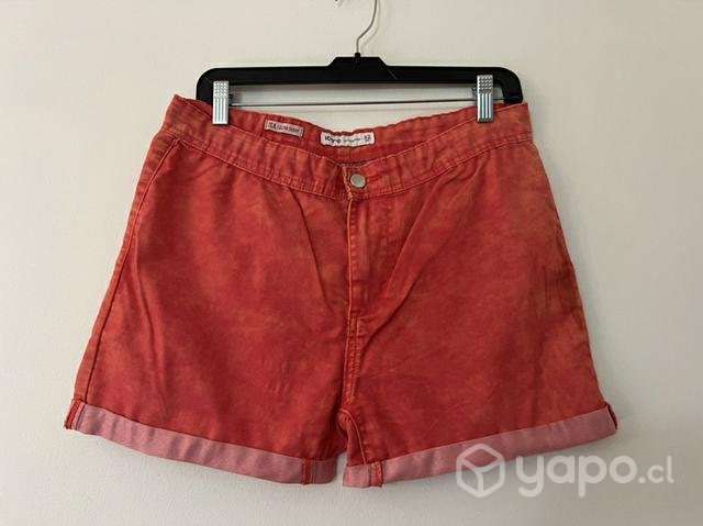 Short Elástico Marca Icono Talla 42 Coral - Imagen 5