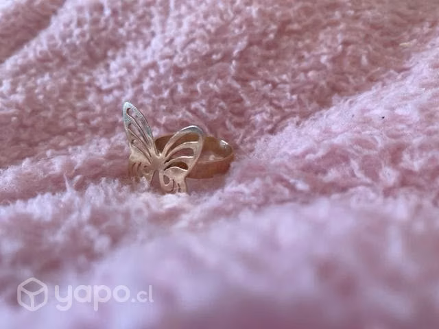 Anillo mariposa oro 18 k - Imagen 2
