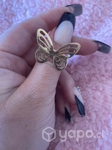 Anillo mariposa oro 18 k