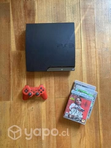 PS3 Slim 250GB +4 Juegos - Imagen 2
