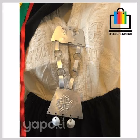 Traje Mapuche Falda Blusa Pañuelo Nuevo