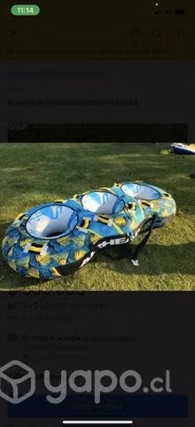 Arrastrable sacachucha 3 personas airblast