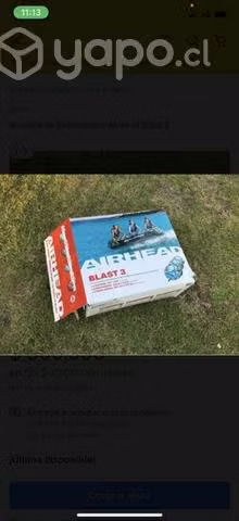 Arrastrable sacachucha 3 personas airblast