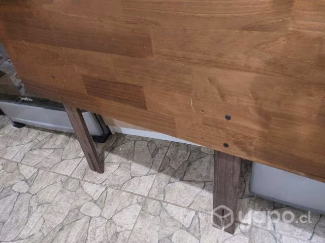 Respaldo de madera plaza y media