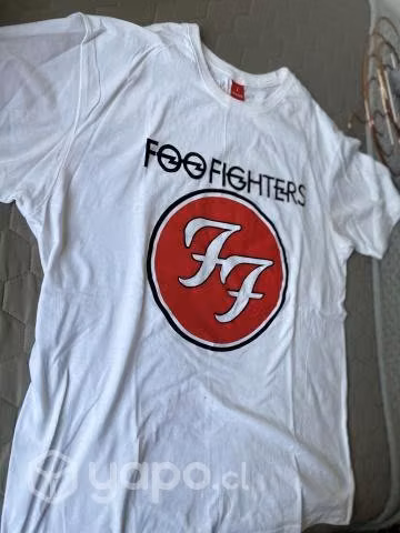 Polera Foo Fighters Talla L Algodon - Imagen 2