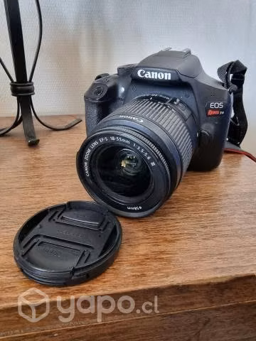Canon rebel t6 + adaptador tarjeta memoria usb