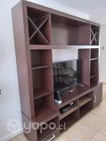 mueble para tv y otros elementos