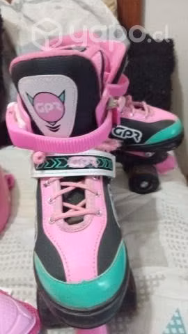 Patines + casco rodilleras - Imagen 4