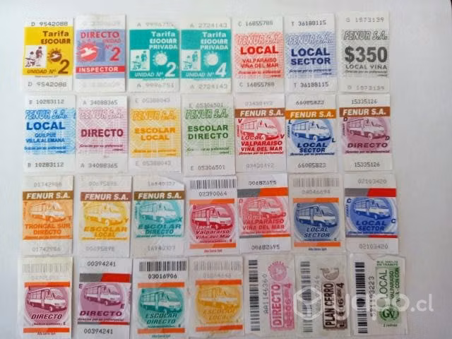 Lote 14 - 150 boletos de microbuses