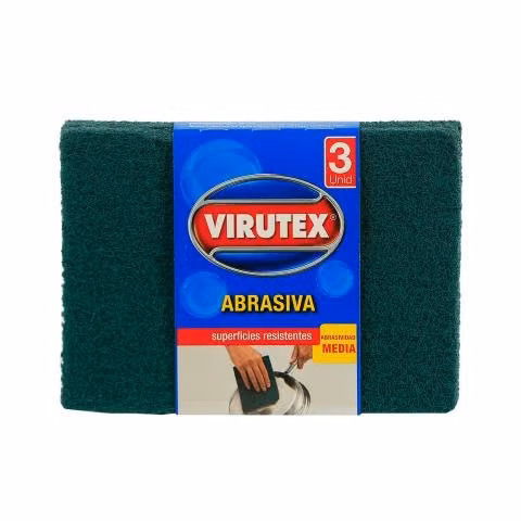 Esponja Abrasiva Verde VIRUTEX