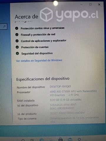 Notebook hp pavilion