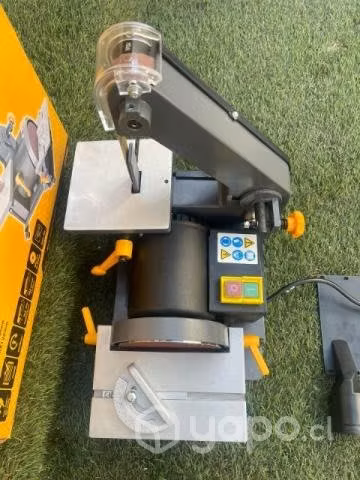 Lijadora de banda y disco hoteche 300w