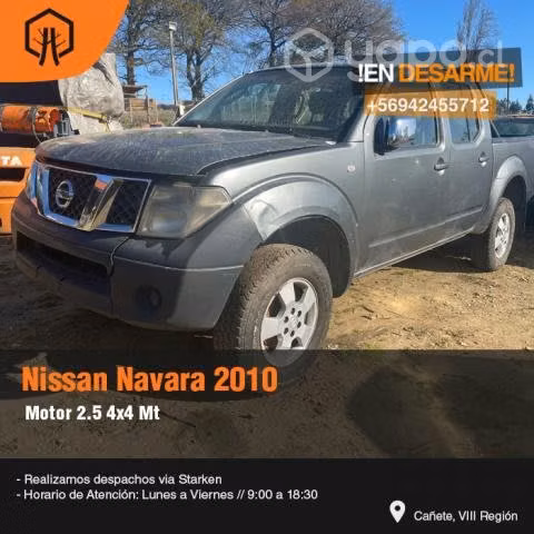 Enfriador gases Nissan navara 2010 4x4