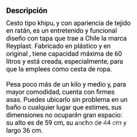 Cestos de ropa - Imagen 2