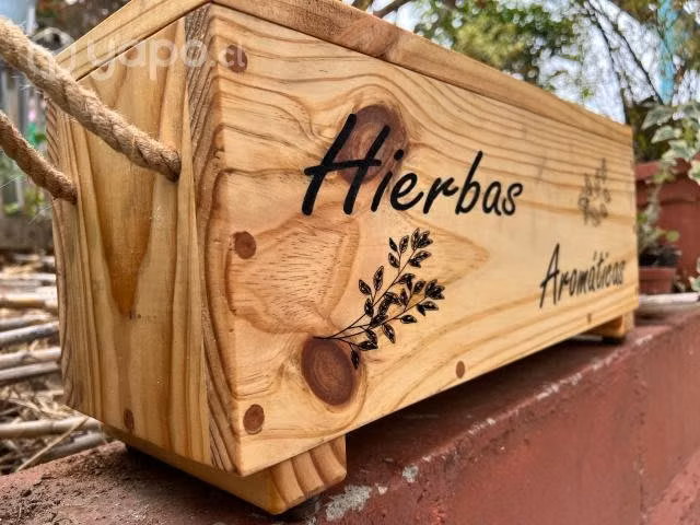 Jardinera de madera