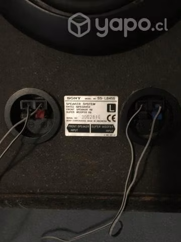 Parlantes Sony