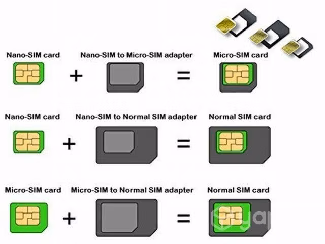 Conjunto de Micro adaptador de tarjeta SIM 4 en 1