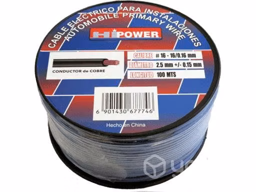 Cable 16 Multiuso Automotriz Máquina Puro Cobre