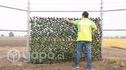 Malla Valla Cerca Planta Enredadera Artificial Hoj