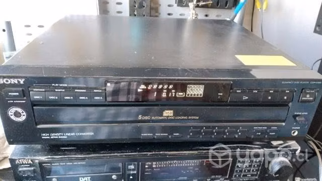 Compact Sony 5 discos